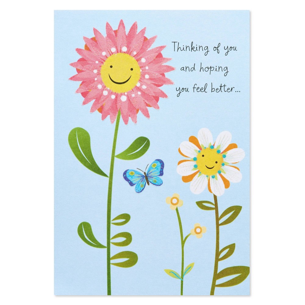 slide 6 of 7, Carlton Cards Thinking of You Card Feel Better, 1 ct