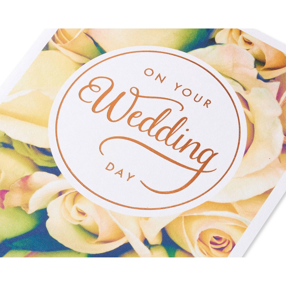 slide 5 of 5, Carlton Cards Wedding Card Floral, 1 ct