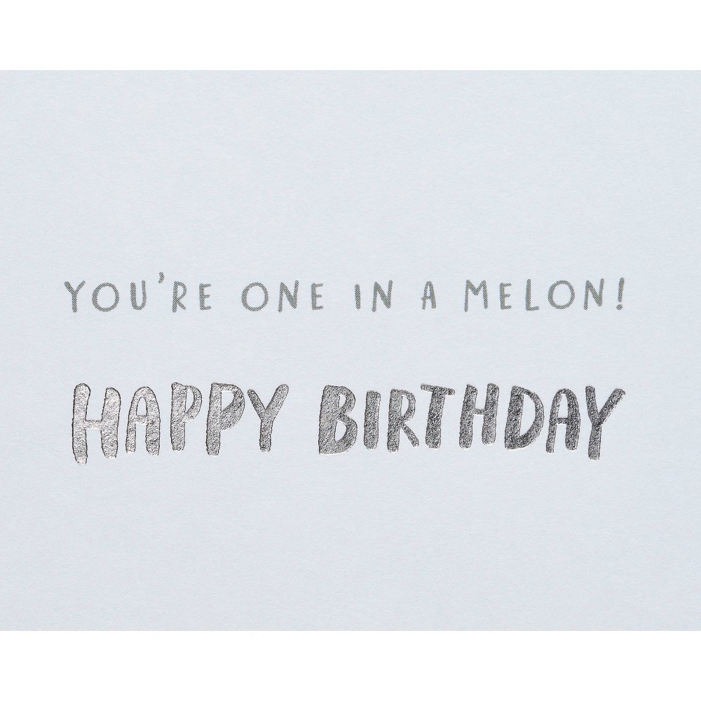 slide 3 of 5, Carlton Cards Birthday Card You're 'One in a Melon', 1 ct