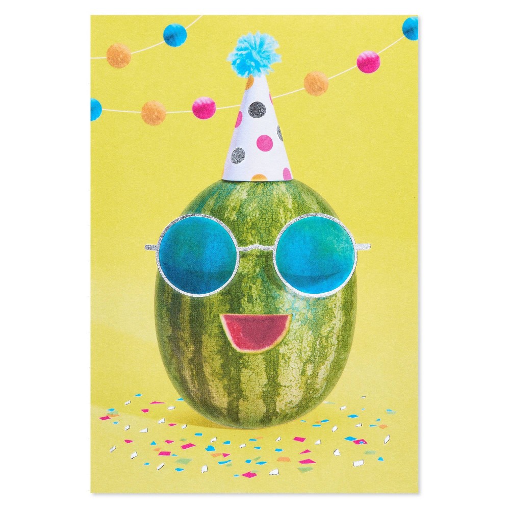 slide 4 of 5, Carlton Cards Birthday Card You're 'One in a Melon', 1 ct