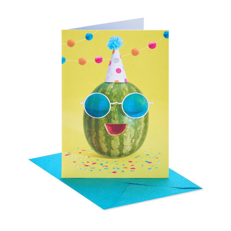 slide 1 of 1, Carlton Cards Birthday Card You're 'One in a Melon', 1 ct