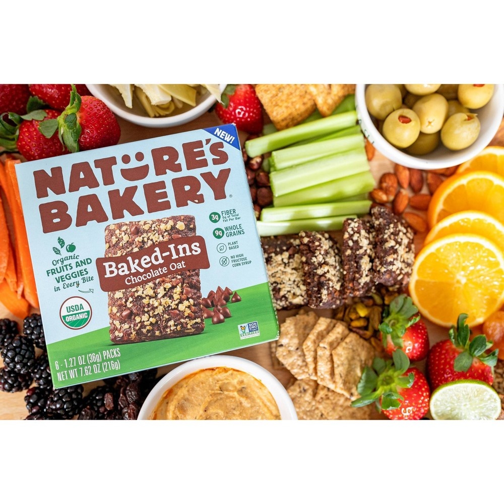 Nature's Bakery BakedIns Organic Chocolate Oat 6pk/7.62oz 6 ct; 7.62