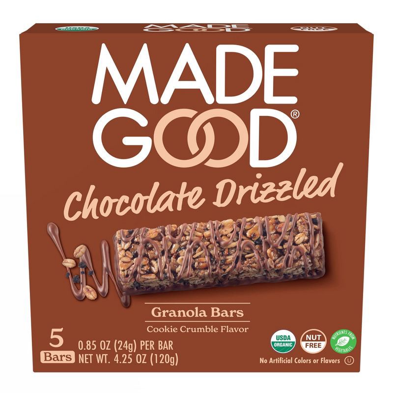 slide 1 of 3, MadeGood Chocolate Dipped Granola Bar Cookie Crumble - 4.2oz, 4.2 oz