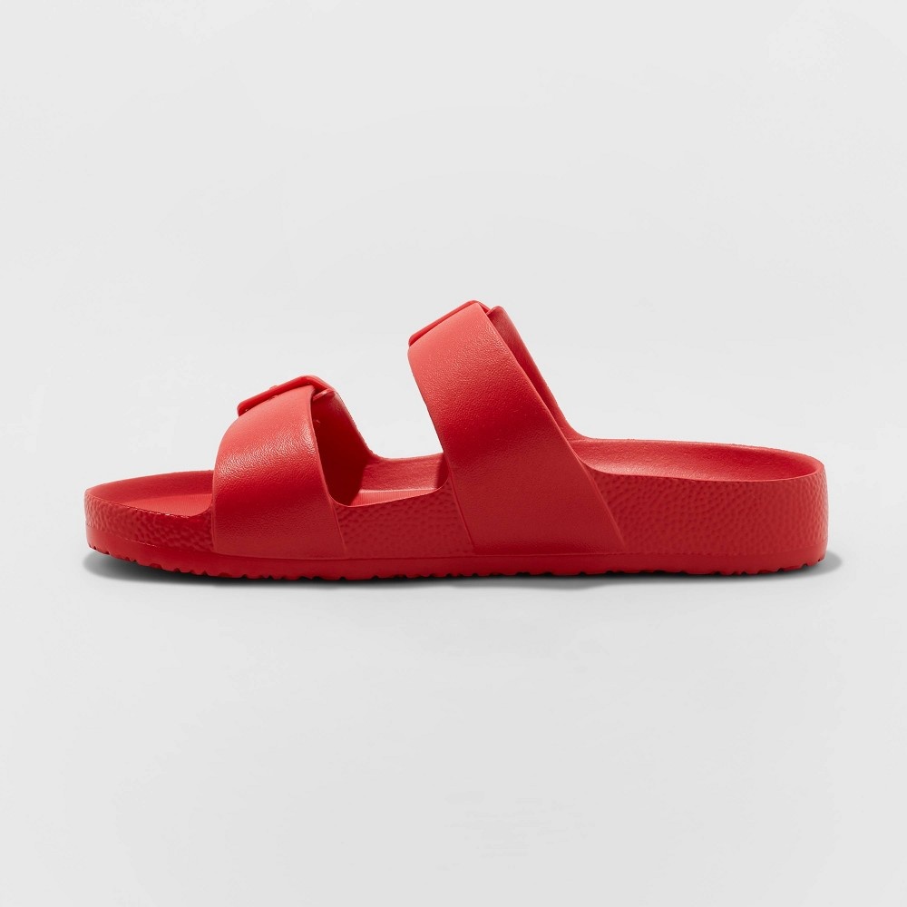 Women's Neida EVA Two Band Slide Sandals Shade Shore Red