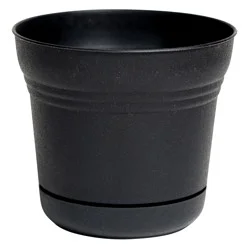 Bloem 14 Inches Saturn Black Planter 1 ea