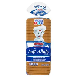 Bimbo White Bread, 20 count, 20 oz