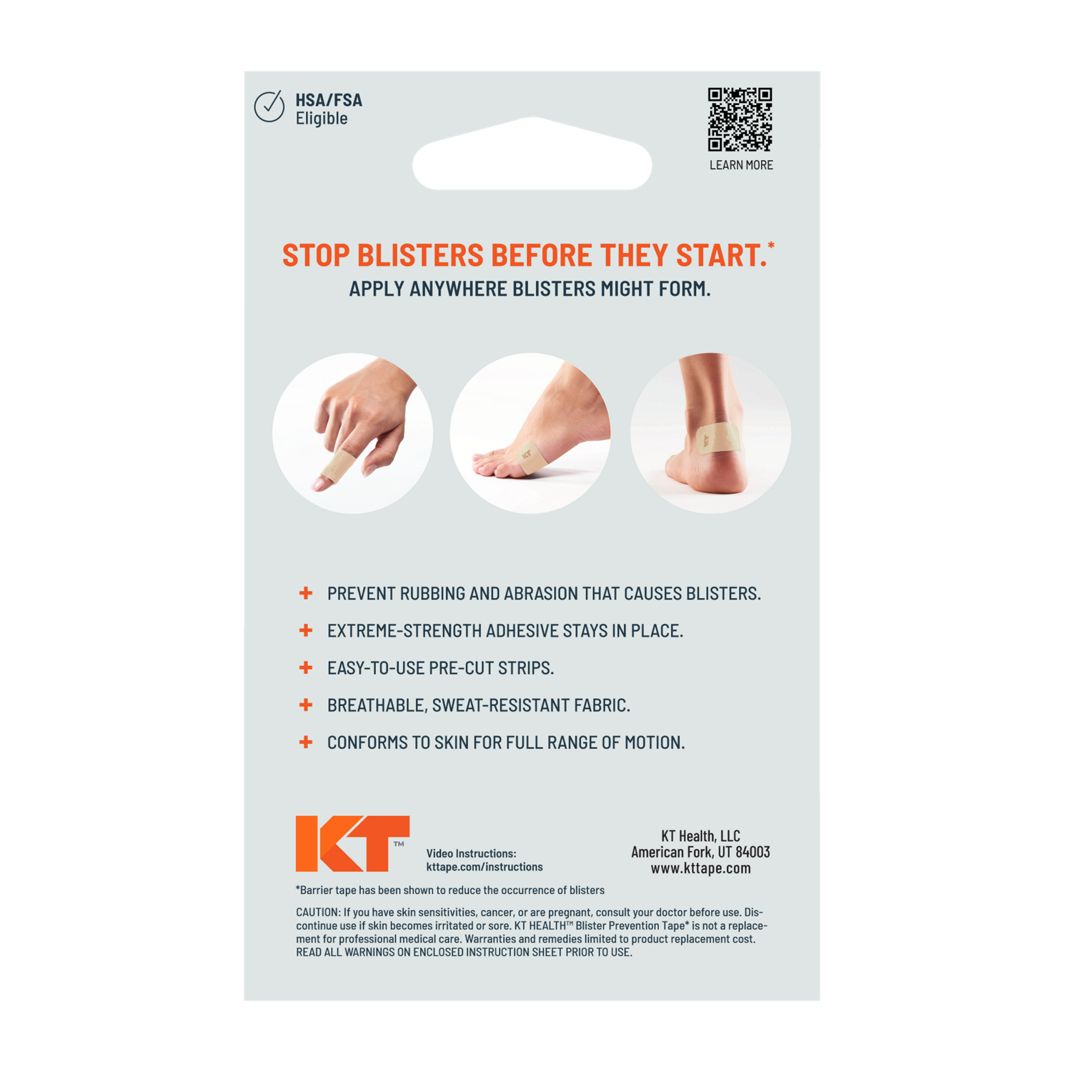 slide 2 of 2, KT Tape Kt Health Blister Prevention Multi-Pack, 30 Ct, 30 ct
