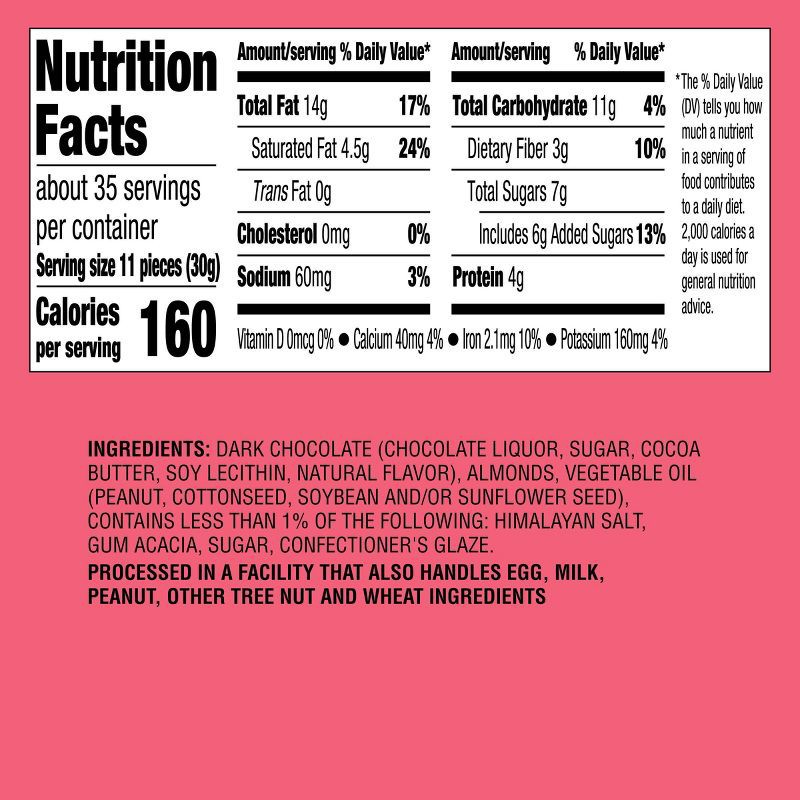 slide 4 of 4, Himalayan Salted Dark Chocolate Almonds - 37oz - Good & Gather™, 37 oz