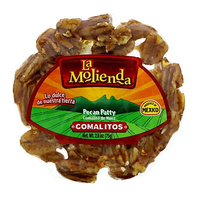slide 1 of 1, La Molienda Estrella Pecan Patty, 2.8 oz