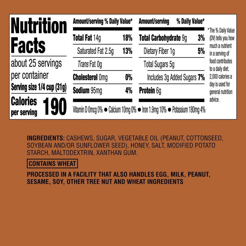 slide 4 of 4, Honey Roasted Cashews - 27oz - Good & Gather™, 27 oz