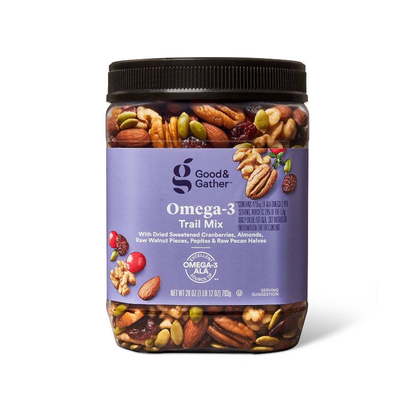 slide 1 of 3, Omega-3 Trail Mix - 28oz - Good & Gather™, 28 oz