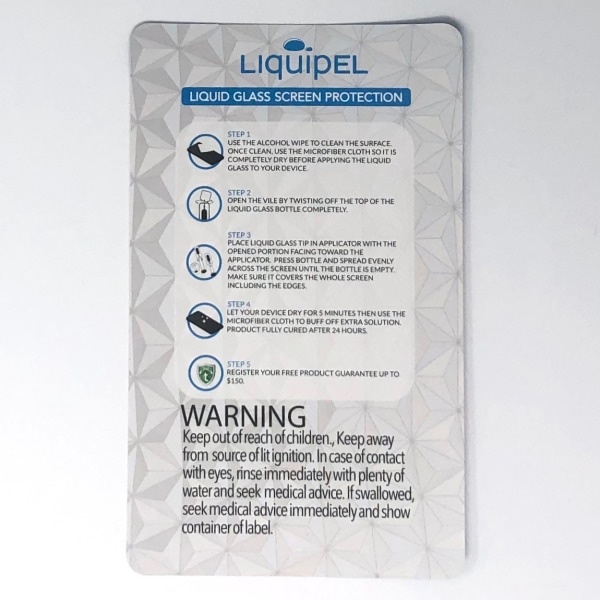 slide 5 of 5, Universal Liquid Glass Screen Protector, Clear, 1 ct