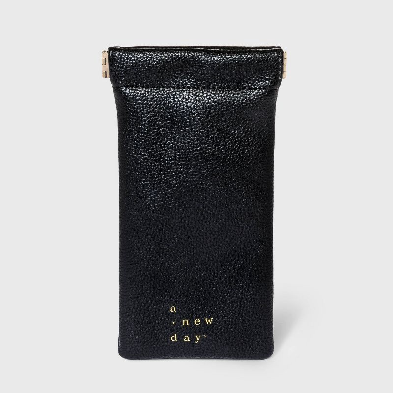 slide 1 of 2, Facile Frame Glasses Case - A New Day™ Black, 1 ct