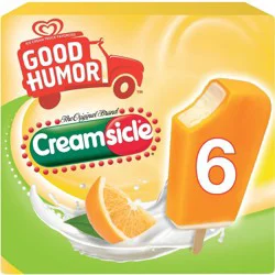 Good Humor 100 Calories Frozen Creamsicle Bar - 6ct/16.5 fl oz