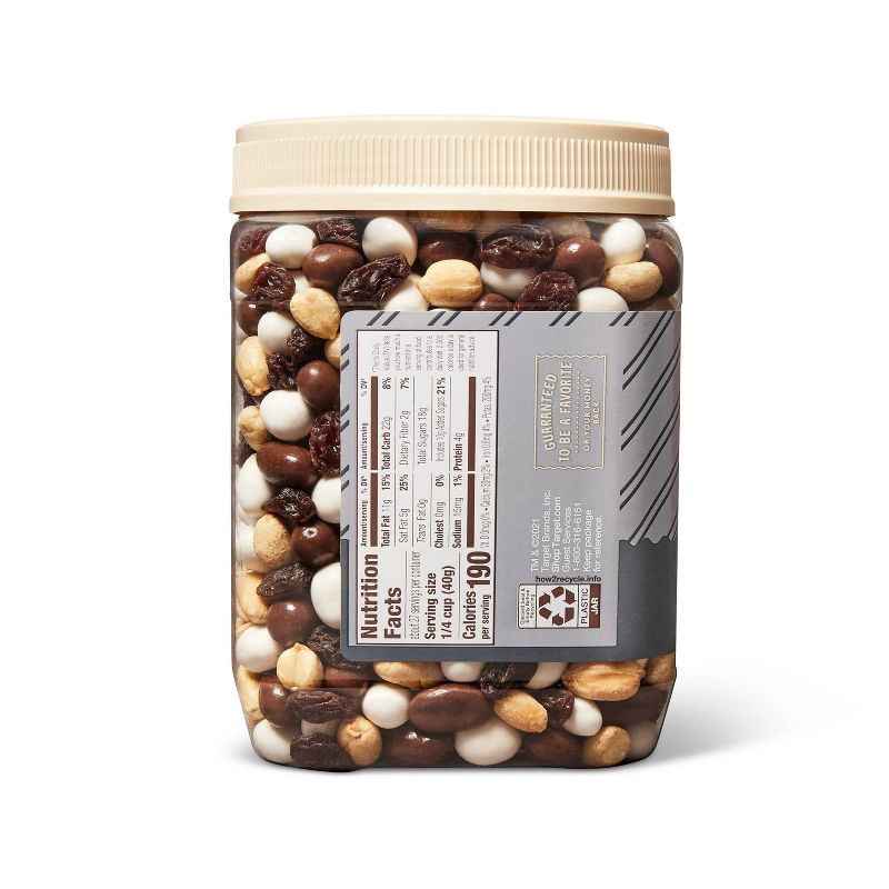 slide 3 of 3, Black & White Trail Mix - 38oz - Favorite Day™, 38 oz