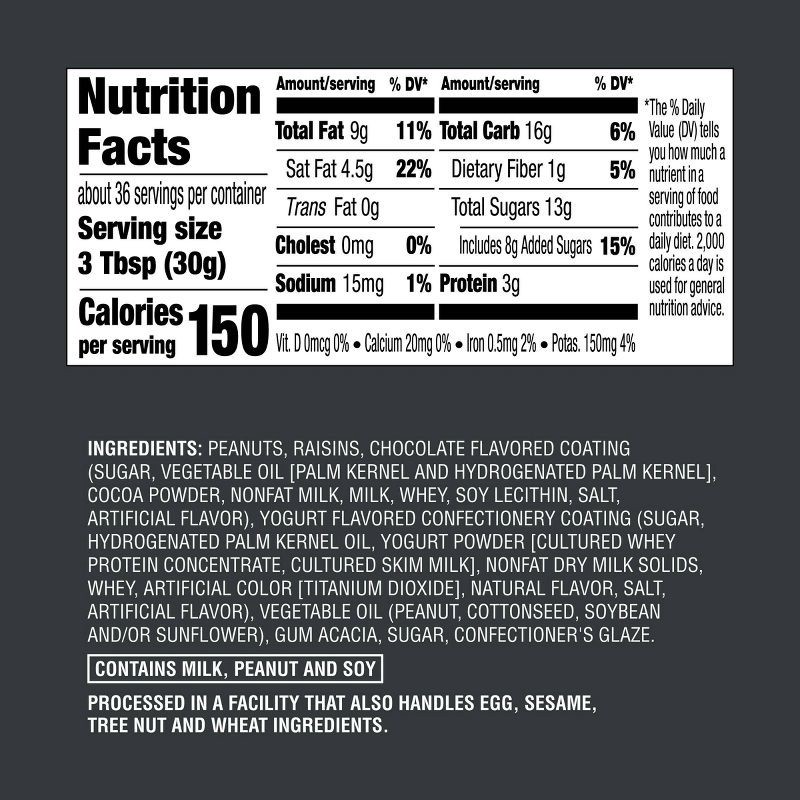 slide 5 of 5, Black & White Trail Mix - 38oz - Favorite Day™, 38 oz