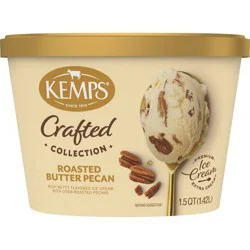 Kemps Crafted Collection Roasted Butter Pecan Ice Cream - 1.5qt