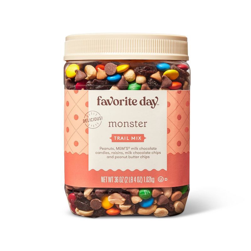 slide 1 of 4, Monster Trail Mix - 36oz - Favorite Day™, 36 oz