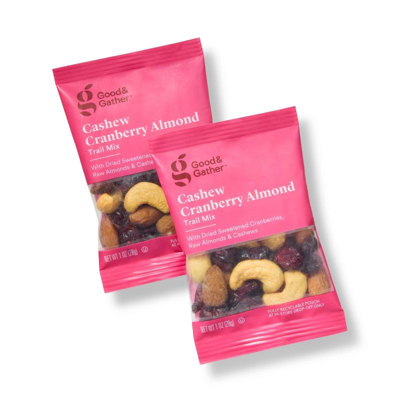 slide 2 of 3, Cashew Cranberry Almond Trail Mix - 10oz/10ct - Good & Gather™, 10 ct; 10 oz