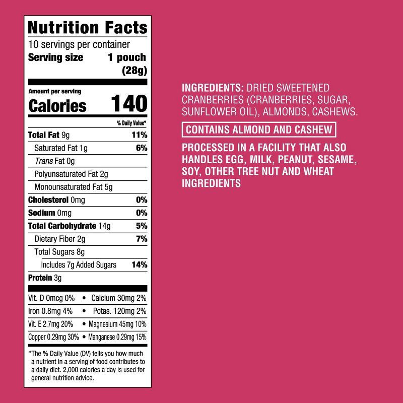 slide 4 of 4, Cashew Cranberry Almond Trail Mix - 10oz/10ct - Good & Gather™, 10 ct; 10 oz