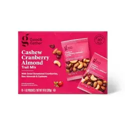 Cashew Cranberry Almond Trail Mix - 10oz/10ct - Good & Gather™