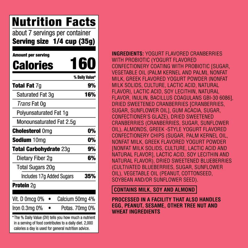 slide 4 of 4, Probiotic Fruit & Yogurt Trail Mix - 9oz - Good & Gather™, 9 oz