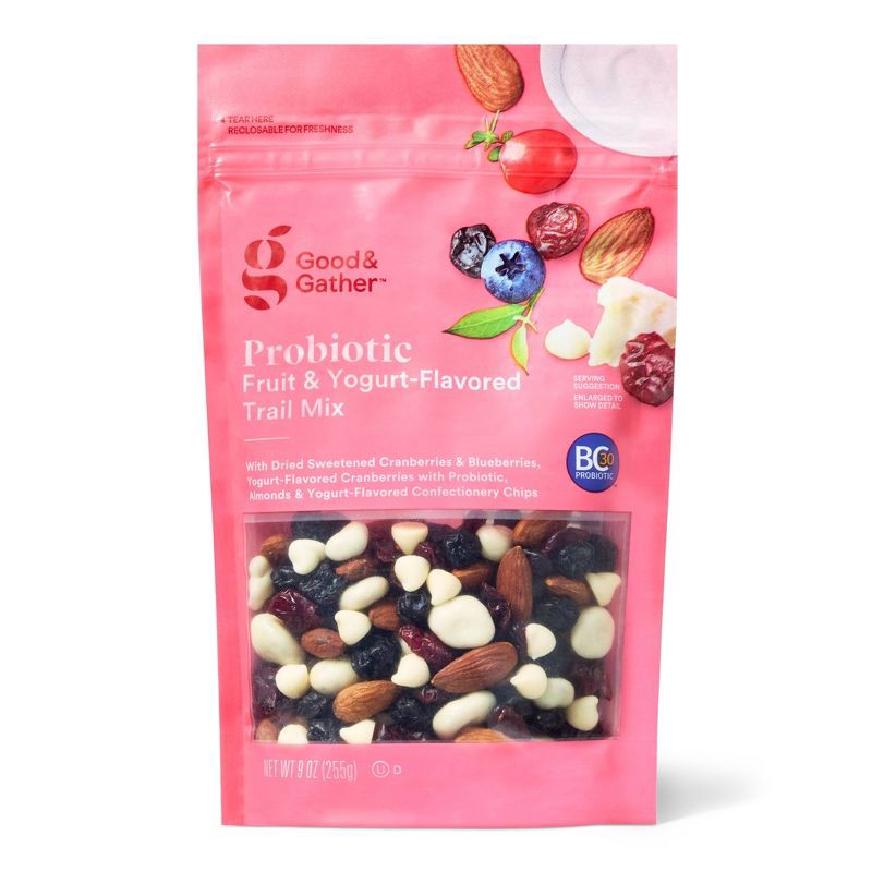 slide 1 of 3, Probiotic Fruit & Yogurt Trail Mix - 9oz - Good & Gather™, 9 oz