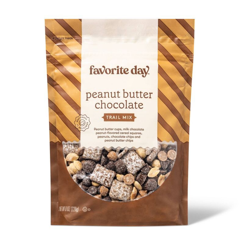 slide 1 of 3, Peanut Butter Chocolate Trail Mix - 8oz - Favorite Day™, 8 oz