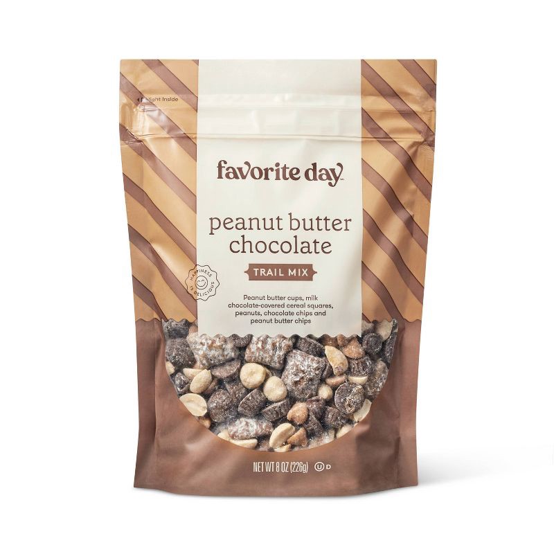 slide 1 of 3, Peanut Butter Chocolate Trail Mix - 8oz - Favorite Day™, 8 oz