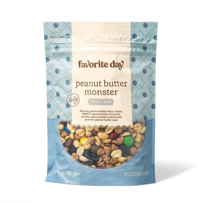 slide 1 of 3, Peanut Butter Monster Trail Mix - 14oz - Favorite Day™, 14 oz