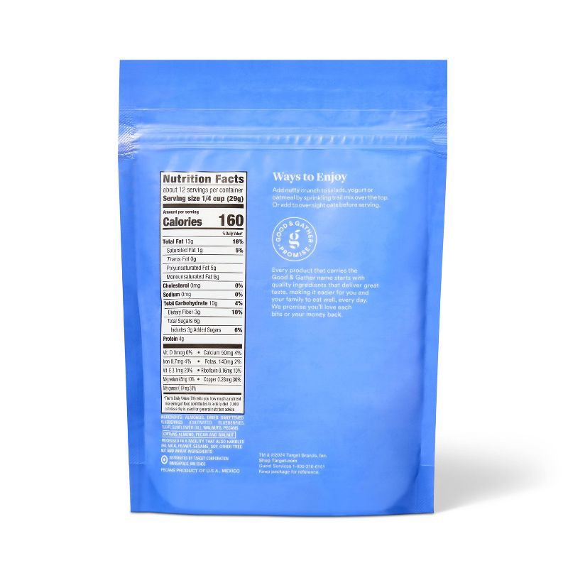 slide 2 of 4, Blueberry Nut Trail Mix - 12oz - Good & Gather™, 12 oz