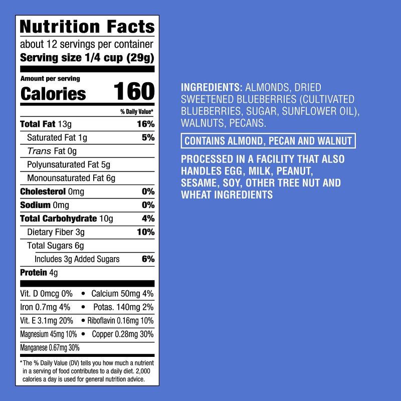 slide 4 of 4, Blueberry Nut Trail Mix - 12oz - Good & Gather™, 12 oz