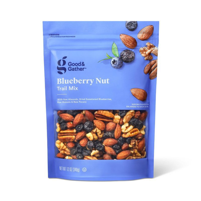 slide 1 of 3, Blueberry Nut Trail Mix - 12oz - Good & Gather™, 12 oz