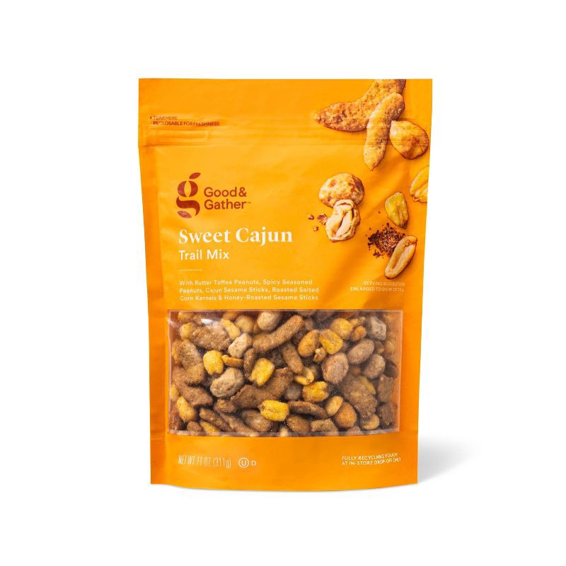 slide 1 of 3, Sweet Cajun Trail Mix - 11oz - Good & Gather™, 11 oz