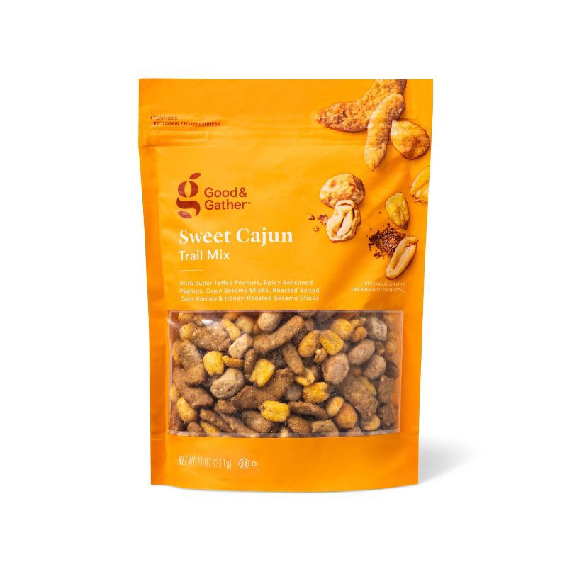 slide 1 of 5, Sweet Cajun Trail Mix - 11oz - Good & Gather™, 11 oz