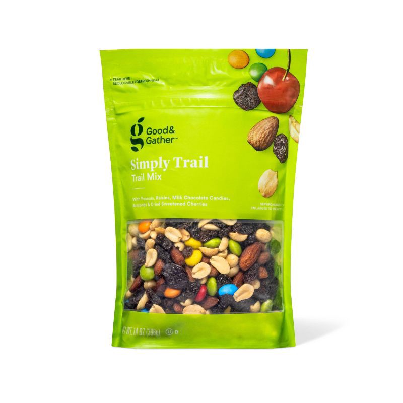 slide 1 of 4, Simply Trail Mix - 14oz - Good & Gather™, 14 oz