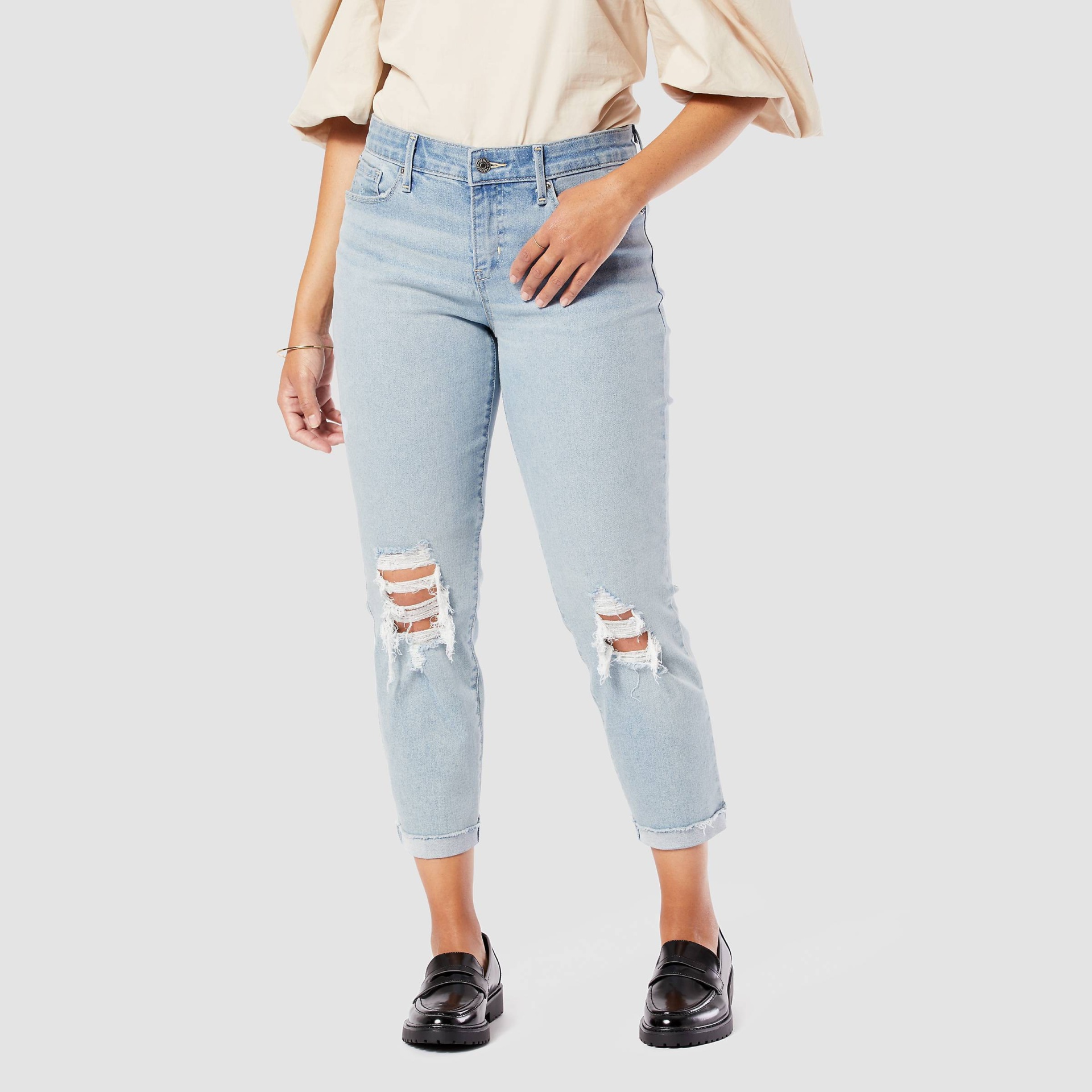 Denizen levi's high rise best sale slim crop