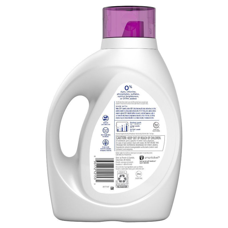 slide 3 of 10, Tide Lavender Scent Zero HE Compatible Soft Liquid Laundry Detergent - 84 fl oz, 92 fl oz