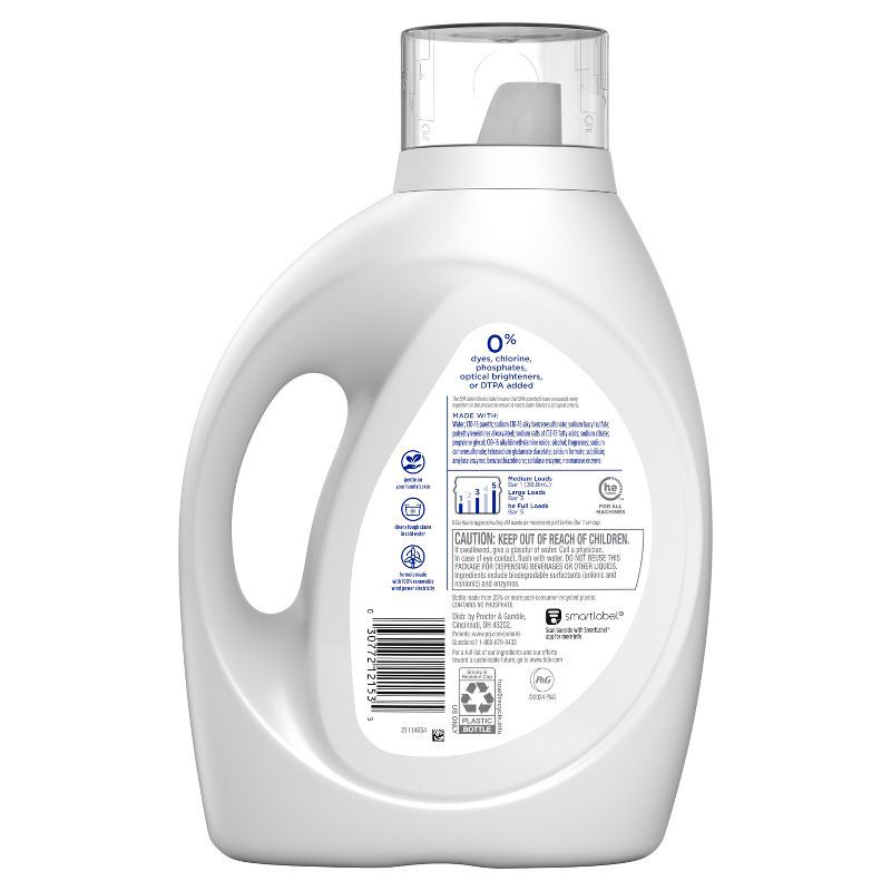 slide 8 of 8, Tide Zero Soft Lavender HE Deep Cleaning Concentrated Liquid Laundry Detergent 64 Loads - 84 fl oz, 84 fl oz