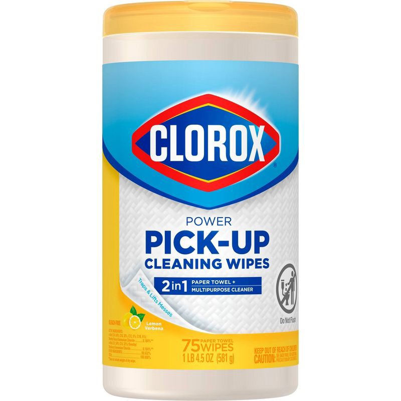 slide 2 of 9, Clorox Lemon Paper Towel Wipes - 75ct, 75 ct
