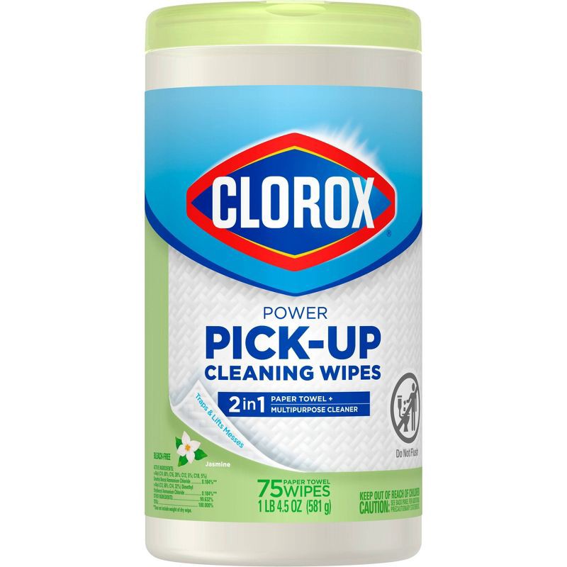 slide 2 of 12, Clorox Jasmine Paper Towel Wipes - 75ct, 75 ct
