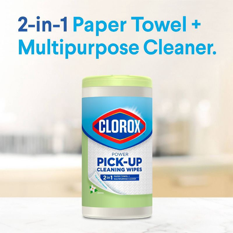 slide 3 of 12, Clorox Jasmine Paper Towel Wipes - 75ct, 75 ct