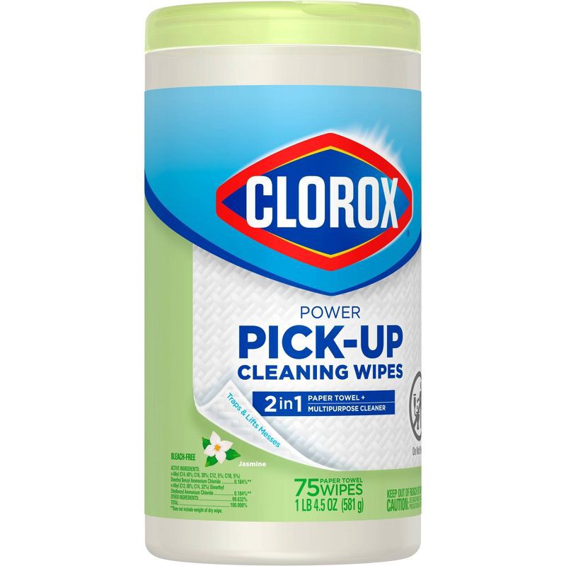 slide 8 of 12, Clorox Jasmine Paper Towel Wipes - 75ct, 75 ct