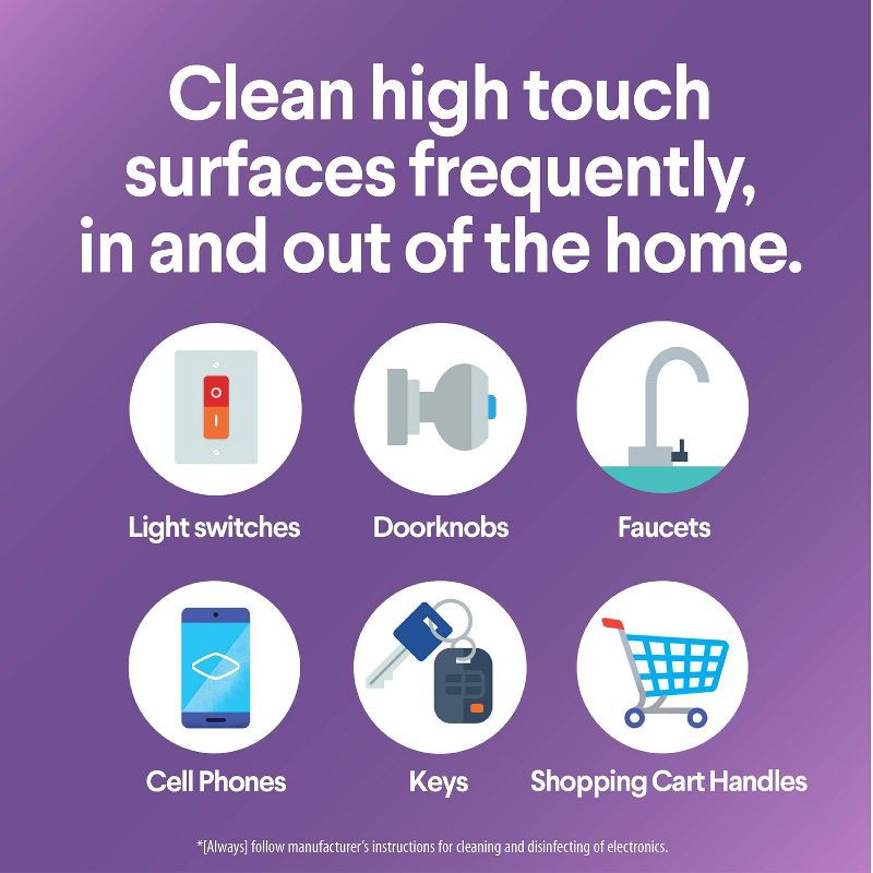 slide 7 of 15, Clorox Scentiva Disinfecting Wipes - Lavender - 75ct, 75 ct