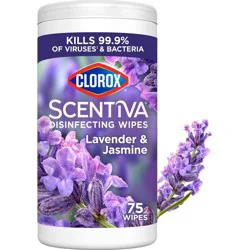 Clorox Scentiva Disinfecting Wipes - Lavender - 75ct