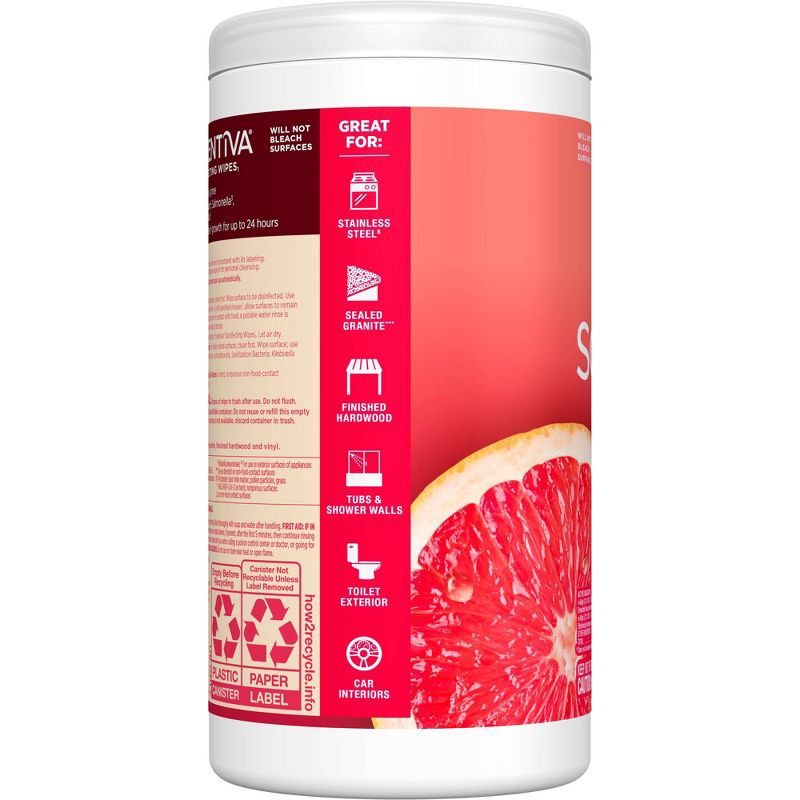 slide 12 of 15, Clorox Scentiva Grapefruit & Orange Blossom Disinfecting Wipes - 75ct, 75 ct