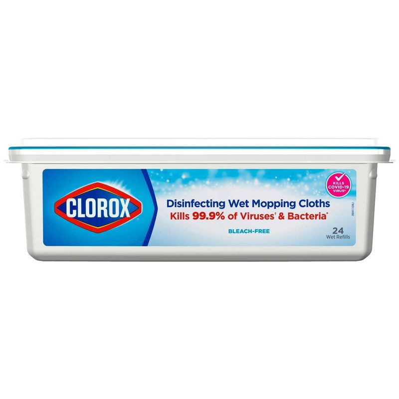 slide 13 of 15, Clorox Rain Clean Disinfecting Mopping Cloth - 24ct, 24 ct