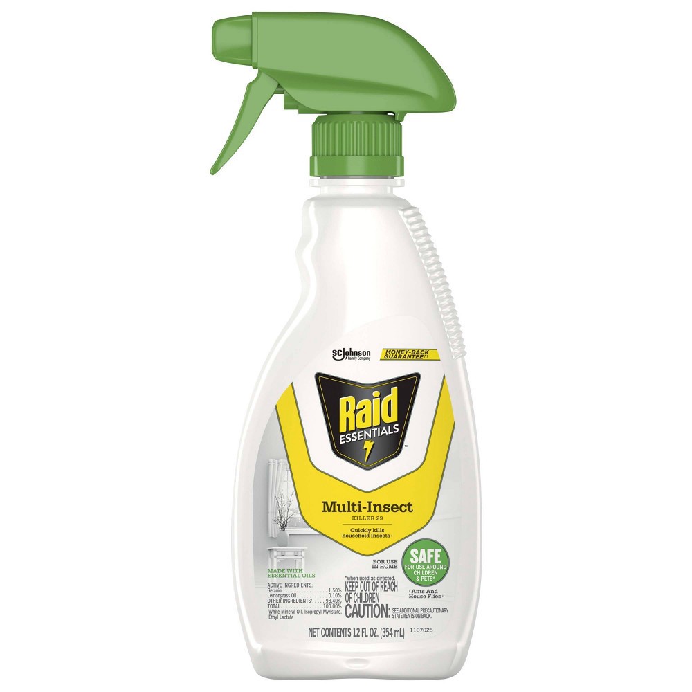 slide 6 of 13, Raid Essentials Multi-Insect Killer Trigger Bottle - 12oz, 12 oz