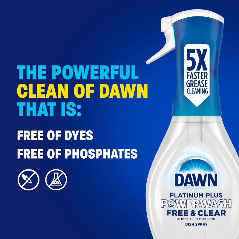 slide 6 of 14, Dawn Platinum Powerwash Spray Refill - Free & Clear - 16 fl oz, 16 fl oz