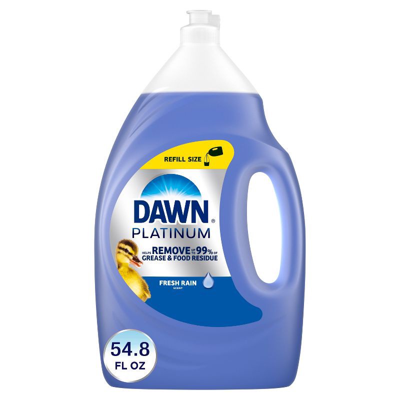 slide 1 of 11, Dawn Platinum Dishwashing Liquid Dish Soap - Refreshing Rain - 54.8 fl oz, 54.8 fl oz